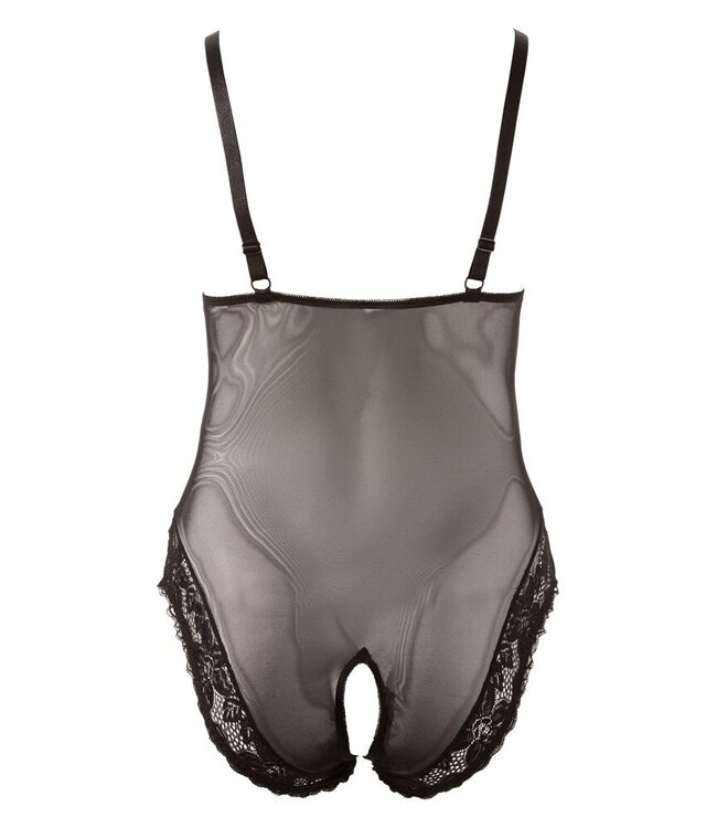Lace Crotchless Body PLus Size