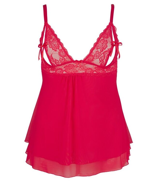 Babydoll With Half Open Cups