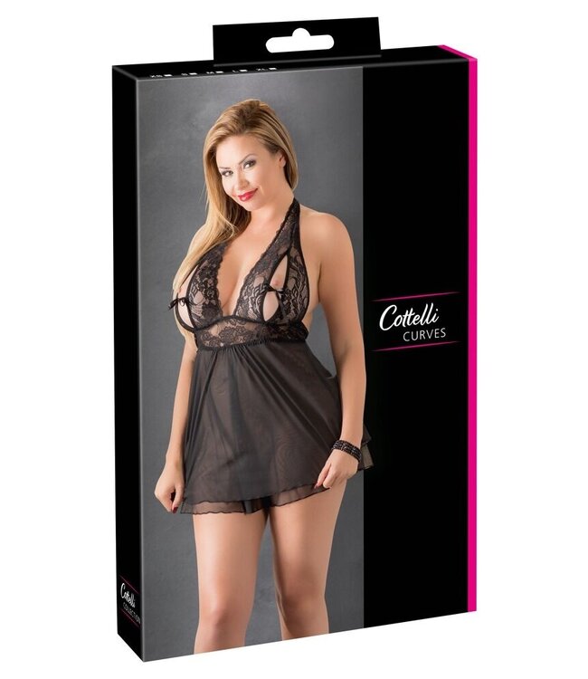 Babydoll With Half Open Cups