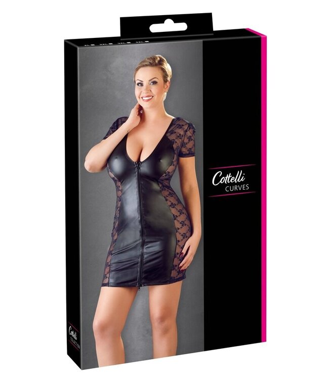 Curvy Dress With Lace Sides