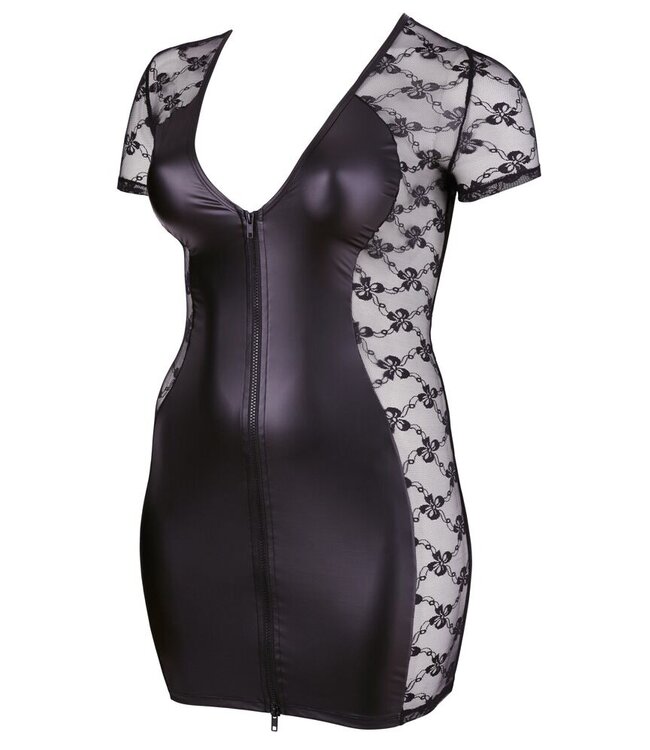 Curvy Dress With Lace Sides