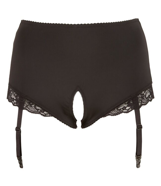 Crotchless Briefs with Suspender Straps