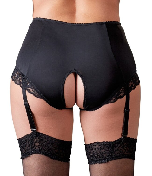 Crotchless Briefs with Suspender Straps