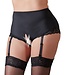 Cottelli CURVES Crotchless Briefs with Suspender Straps