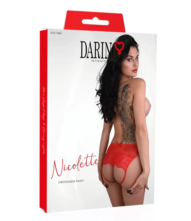Daring Intimates Nicolette crotchless panty