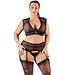 Cottelli CURVES Elegant Plussize Lingerie Set With Garterbelt