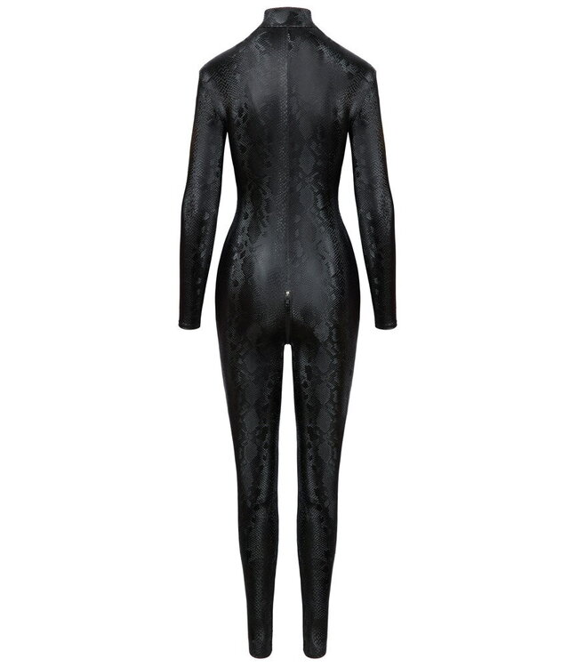 Snake Leather Look Jumppsuit