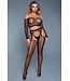 Be Wicked Run The World 2-delige Jarretel Set - Zwart