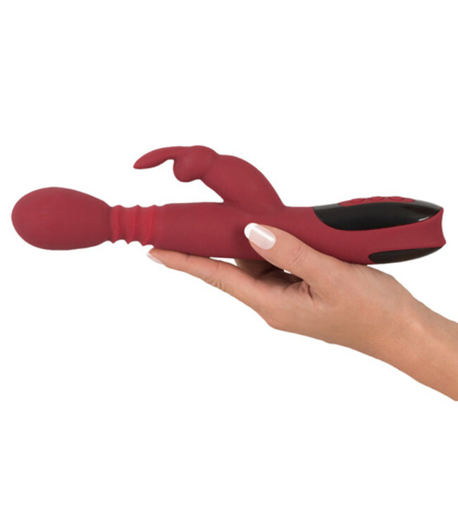 Stotende, Roterende & Verwarmende Rabbit Vibrator