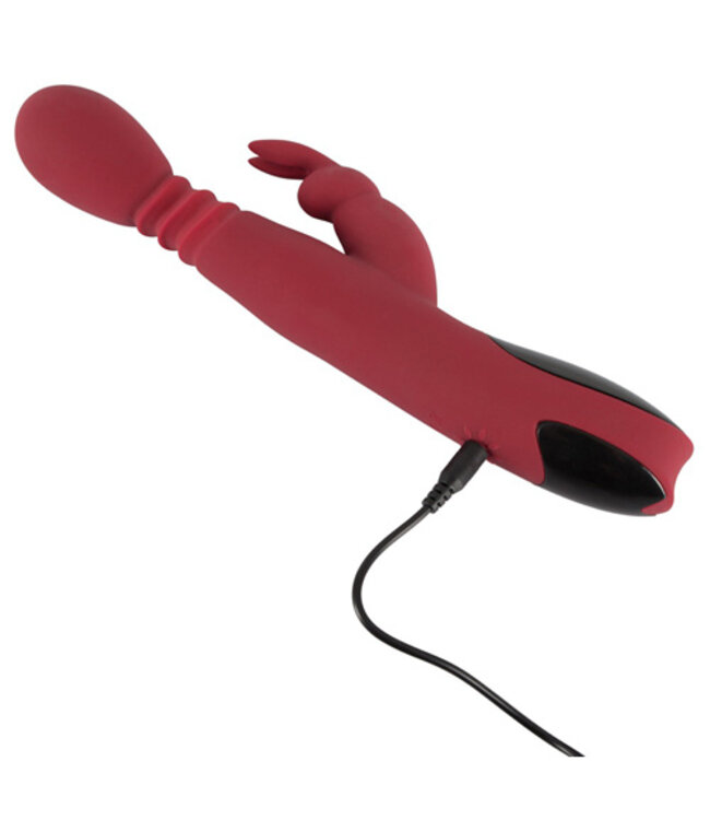 Stotende, Roterende & Verwarmende Rabbit Vibrator