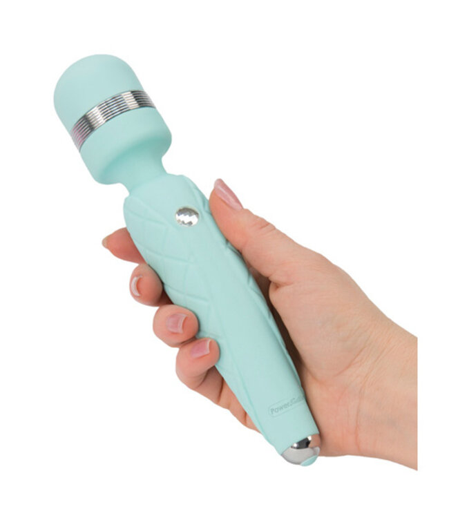 Pillow Talk - Cheeky Wand Vibrator - Teal