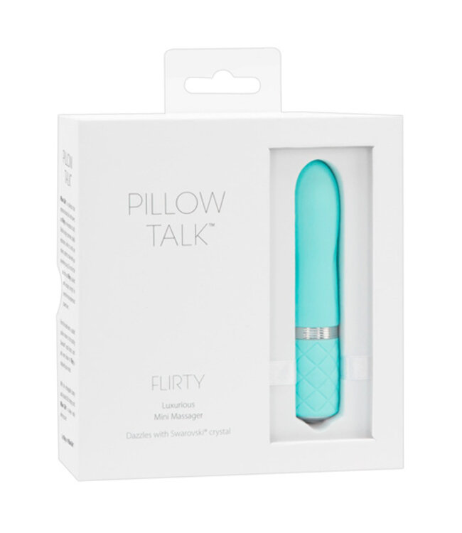 Pillow Talk - Flirty Mini Vibrator - Teal