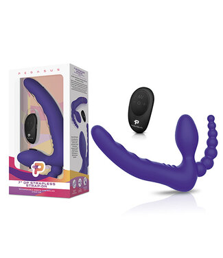 Pegasus Pegasus - 7” Remote Control Strapless D.P. Silicone Strap on