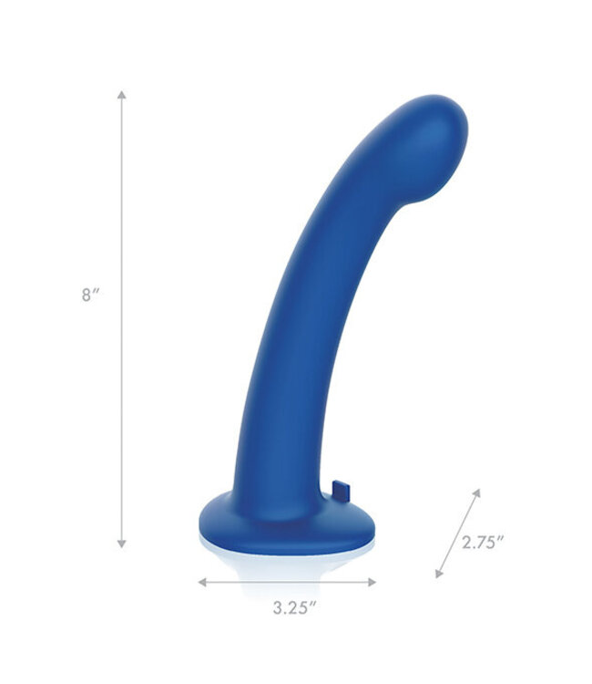 Pegasus - 8” Remote Control P-Spot G-Spot Silicone Peg with Harness Include
