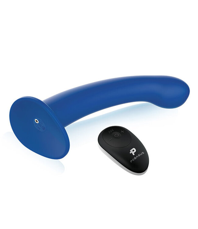 Pegasus - 8” Remote Control P-Spot G-Spot Silicone Peg with Harness Include