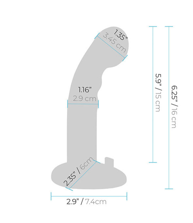 Pegasus - 6” Remote Control Ripple P-Spot G-Spot Silicone Peg with Harness 