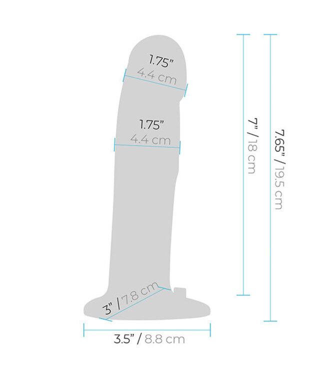 Pegasus - 8” Realistic Silicone Dildo With Harness Included