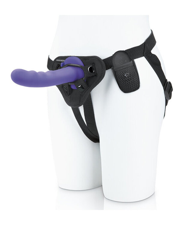 Pegasus - 6 Curved Wave Silicone Peg with harness included