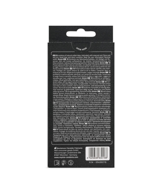 MY.SIZE Pro 64 mm Condooms - 10 stuks