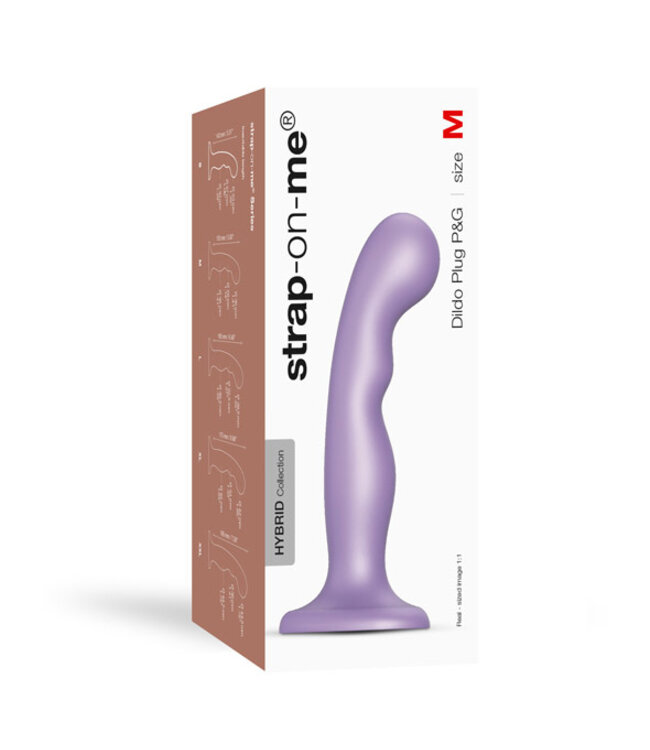 Strap-On-Me - Dildo Plug P&G Metallic Lilac M