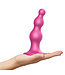 Strap-On-Me Strap-On-Me - Dildo Plug Beads Metallic Raspberry Pink L