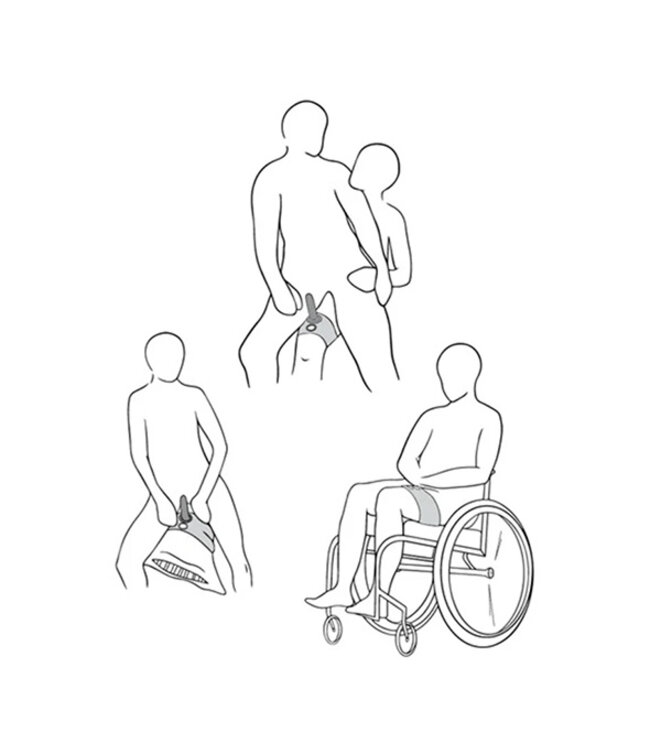 Sportsheets - Dual Penetration Thigh Strap On