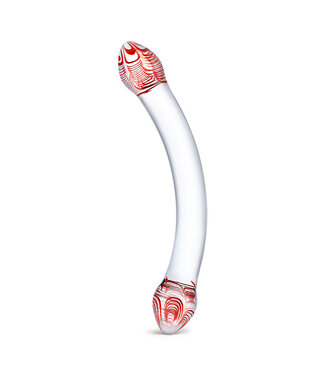 Glas Glas - Red Head Double Glazen Dildo