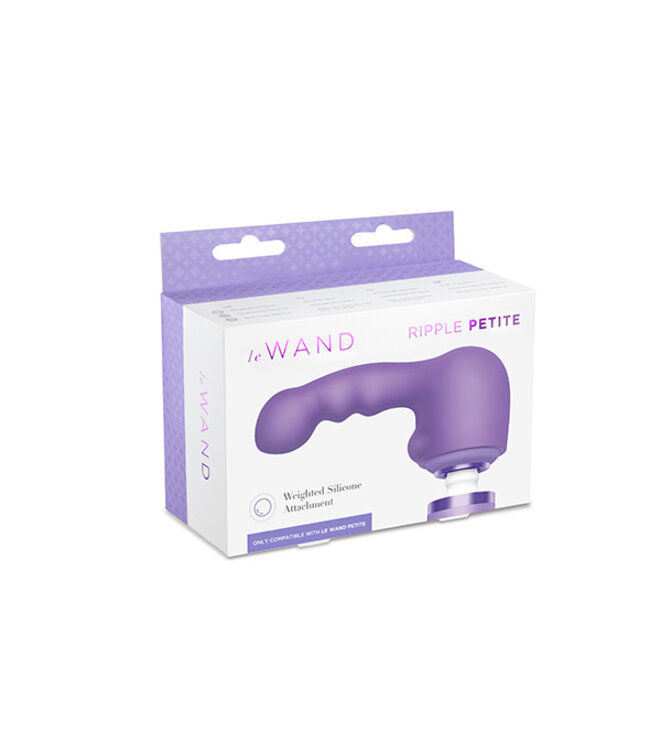 Le Wand - Petite Geribbeld Weighted Siliconen Attachment