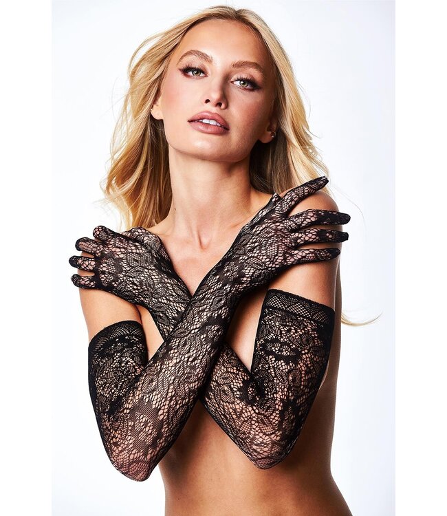 BACI ALLOVER LACE OPERA GLOVE