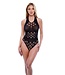 Baci Lingerie BACI JACQUARD BODYSUIT BLACK, OS
