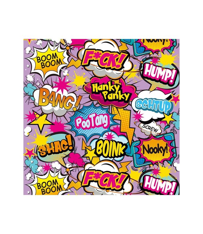 PRINTS CHARMING POP TEASE 5 INCH MINI VIBE  FCK PURPLE