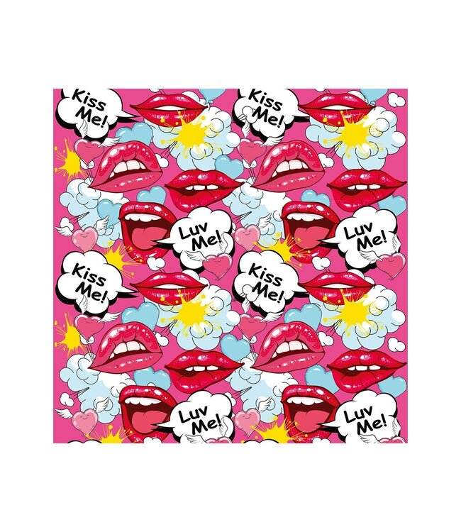PRINTS CHARMING POP TEASE 5 INCH MINI VIBE  KISS ME PINK