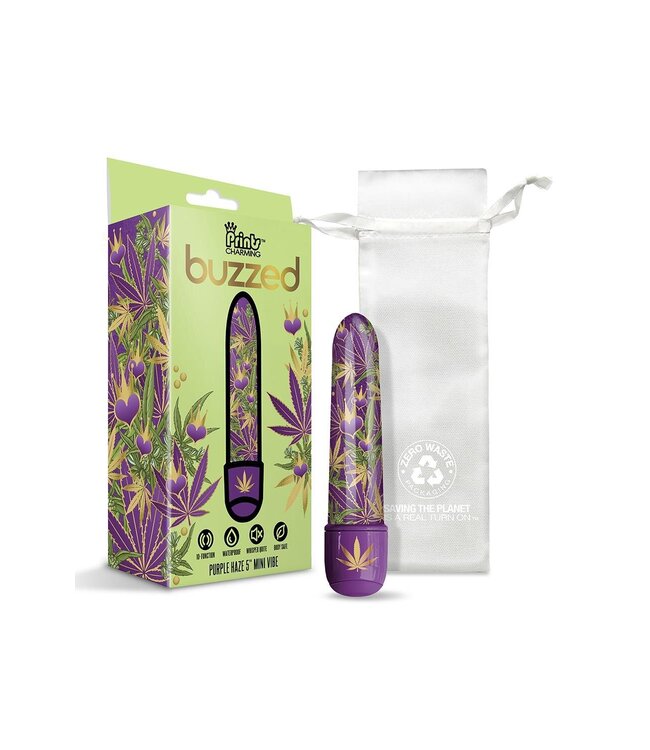 PRINTS CHARMING BUZZED 5 INCH MINI VIBE PURPLE HAZE