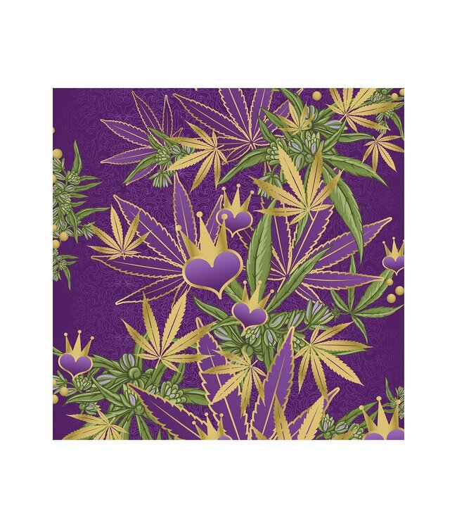 PRINTS CHARMING BUZZED 5 INCH MINI VIBE PURPLE HAZE