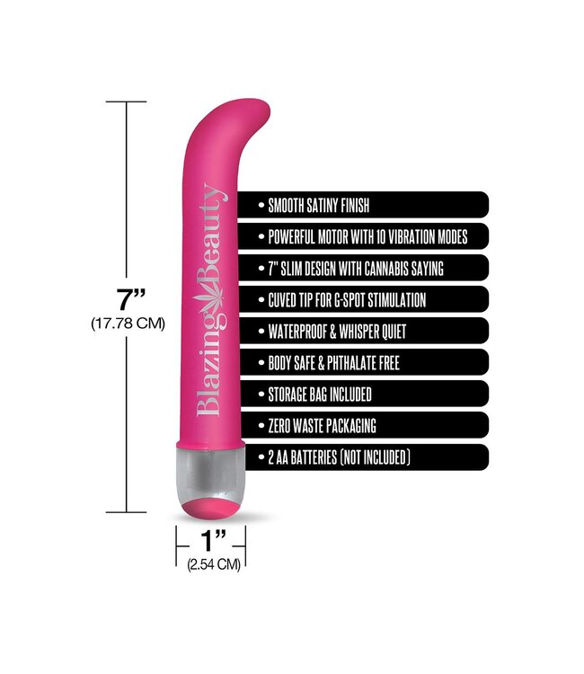 PRINTS CHARMING BUZZED 7 INCH G SPOT VIBE BLAZING BEAUTY