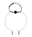 VIRGITE NIPPLE CLAMPS WITH MOUTH GAG