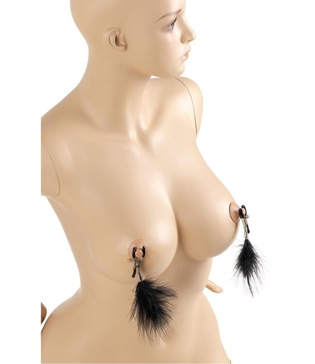 VIRGITE NIPPLE CLAMPS WITH FEATHERS