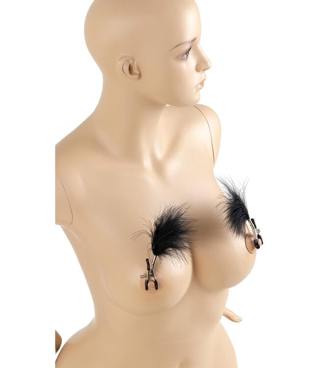 VIRGITE NIPPLE CLAMPS WITH FEATHERS
