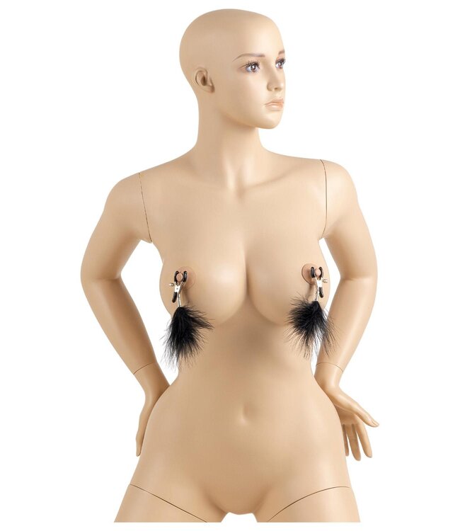 VIRGITE NIPPLE CLAMPS WITH FEATHERS