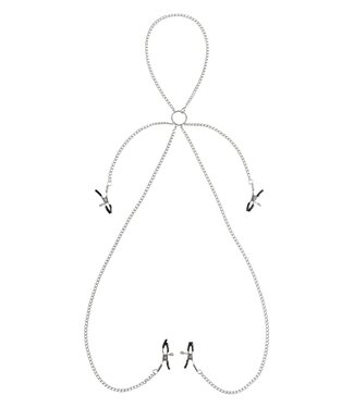 VIRGITE NIPPLE CLAMPS WITH DOUBLE CHAIN