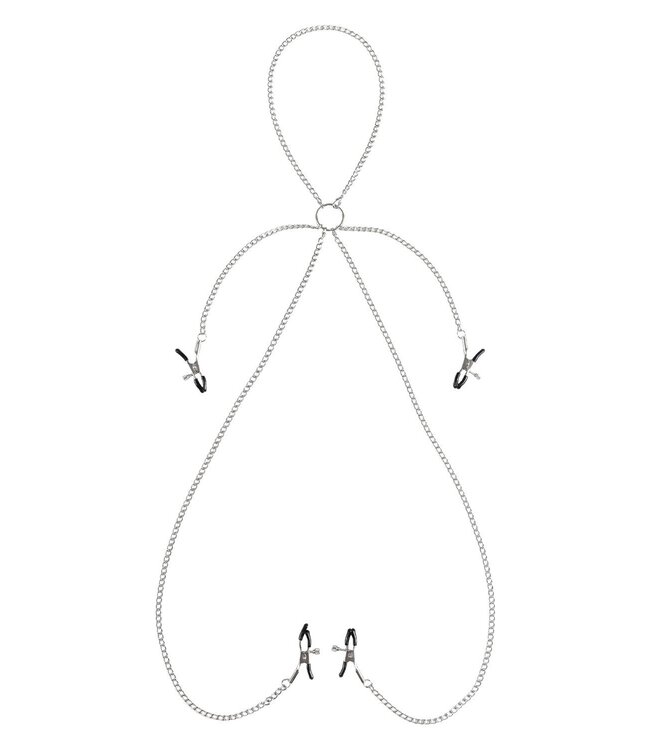 VIRGITE NIPPLE CLAMPS WITH DOUBLE CHAIN