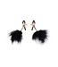 VIRGITE NIPPLE CLAMPS WITH FEATHERS
