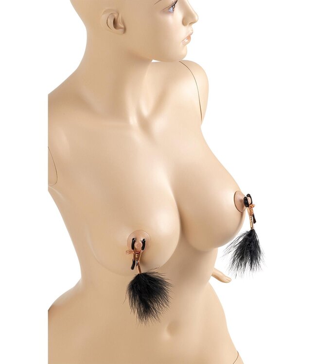 VIRGITE NIPPLE CLAMPS WITH FEATHERS