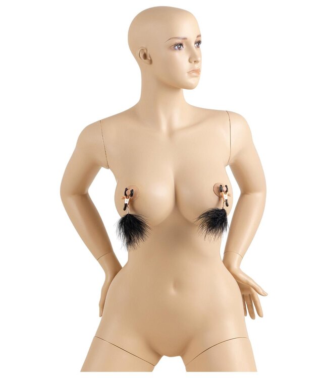 VIRGITE NIPPLE CLAMPS WITH FEATHERS