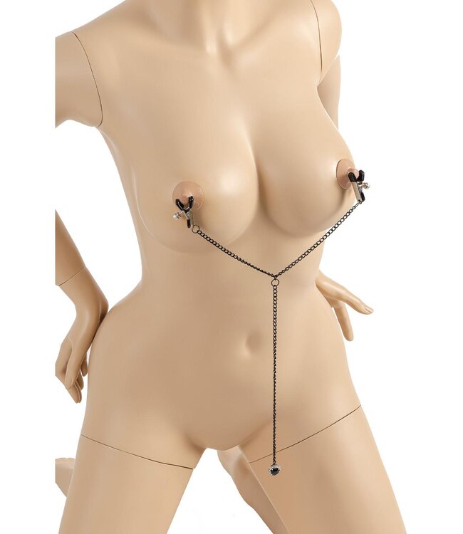 VIRGITE NIPPLE CLAMPS WITH CHAIN AND PENDANT