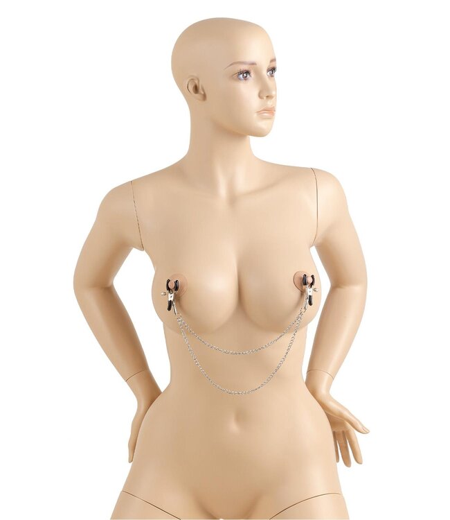 VIRGITE NIPPLE CLAMPS WITH DOUBLE CHAIN