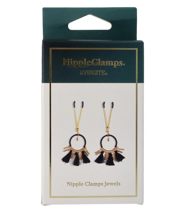 VIRGITE NIPPLE CLAMPS WITH FEATHERS