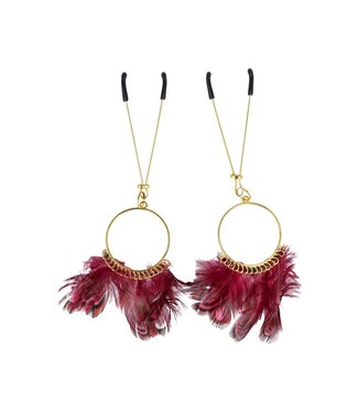 VIRGITE NIPPLE CLAMPS WITH FEATHERS