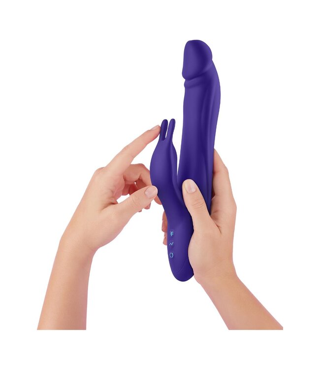 FEMMEFUNN BOOSTER RABBIT XL DARK PURPLE