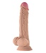 SHAFT MODEL A 10.5 INCH LIQUID SILICONE DONG WITH BALLS PINE